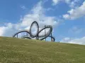 Ein spannender Ausflug mit Kindern zur "Tiger and Turtle" Achterbahn-Skulptur.