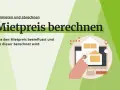 Mietpreisberechnung für Langenfeld: Ein Finger tippt auf ein Haus-Symbol auf einem Bildschirm, um den Mietpreis zu ermitteln.