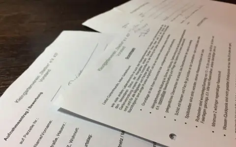 Antrag auf Aufnahme in einen Kleingartenverein. Dokumente regeln mietrecht garten bei auszug, Rasenpflege und Ruhezeiten.