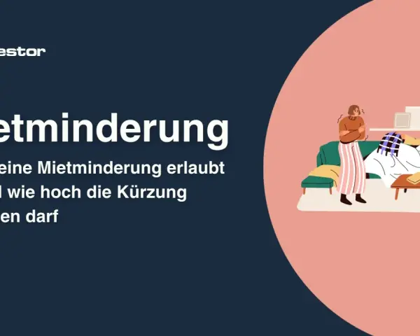 Mietminderung beantragen: Ein Mann liegt krank auf dem Sofa, während eine Frau besorgt daneben steht. Die Grafik erklärt, wann eine Mietminderung möglich ist.